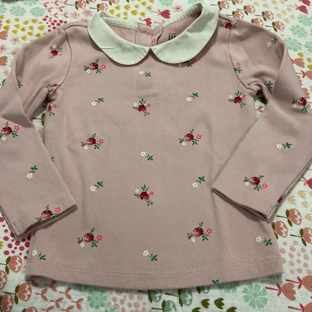 Toddler Peter Pan collar top